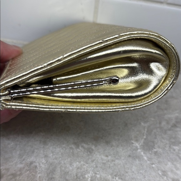 Rare Vintage Pratten Gold Quilted Women's Clutch. Excellent condition! - Picture 4 of 11